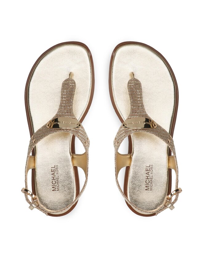 MICHAEL Michael Kors Sandalen MICHAEL Michael Kors Mk Plate Thong 40R2MKFA4D Goldfarben