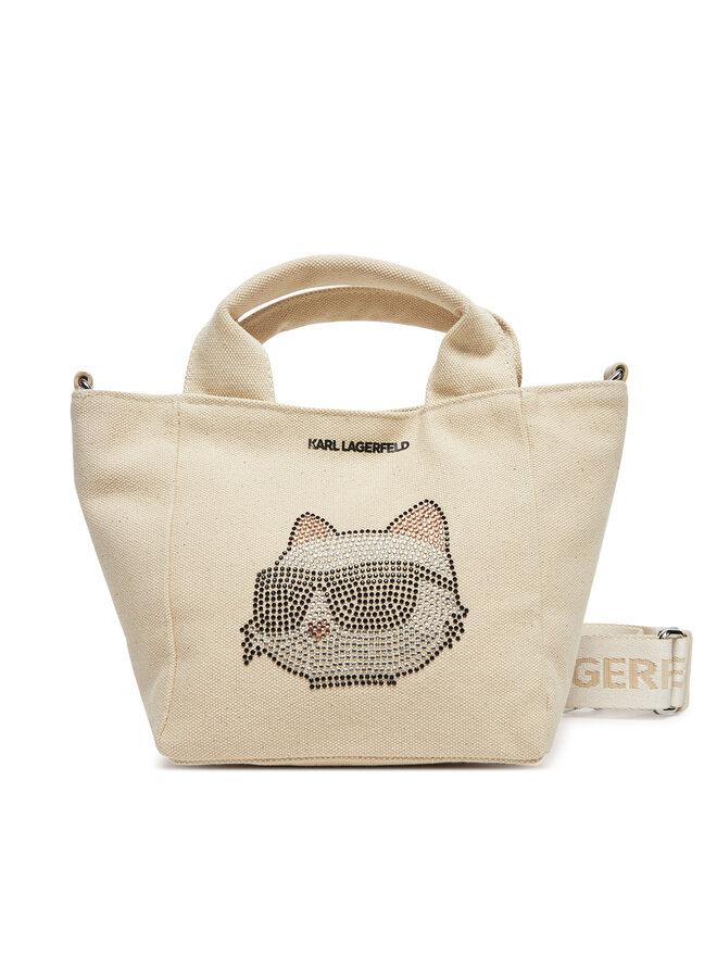 KARL LAGERFELD Torebka KARL LAGERFELD A2W50044 Écru