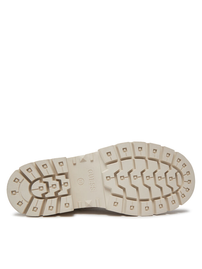 Guess Schnürstiefeletten Guess Obetter FL7OTT ELE10 Écru