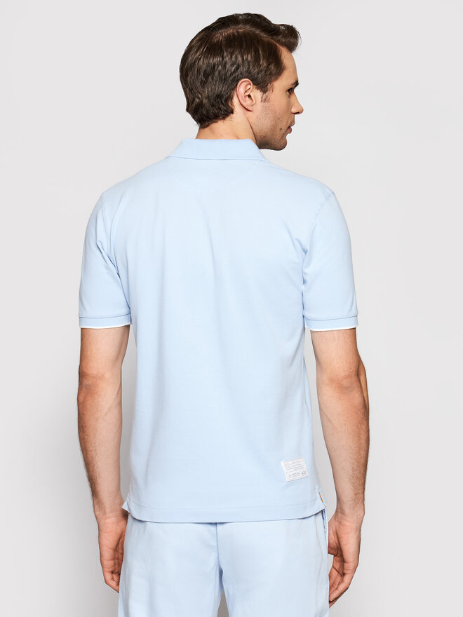 La Martina La Martina Поло CCMP01 PK001 Блакитний Regular Fit