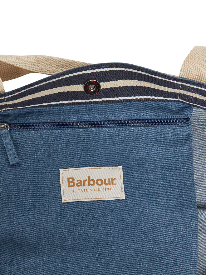Barbour Torebka Barbour Emily Denim Tote Bag LBA0472BL31 Niebieski