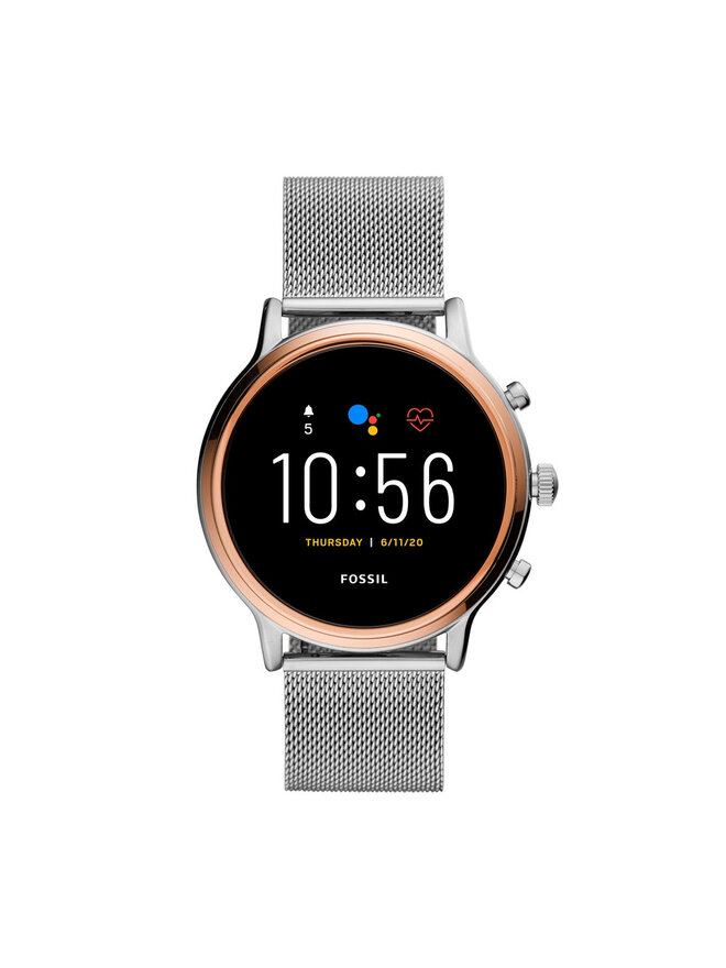 Fossil Смарт годинник Fossil Julianna Hr FTW6061 Срібний