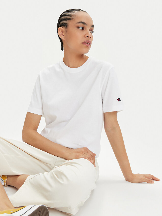 Champion Champion Camiseta 117207 Blanco Oversize