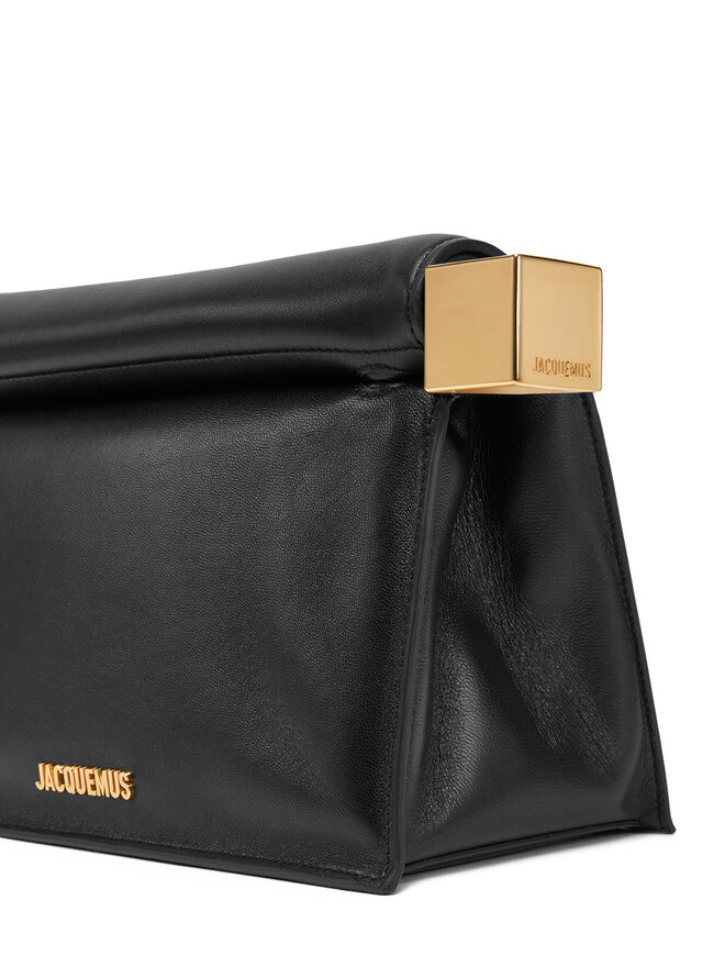 JACQUEMUS Torebka JACQUEMUS La Pochette Rond Carre 24E233BA356-3171 Czarny
