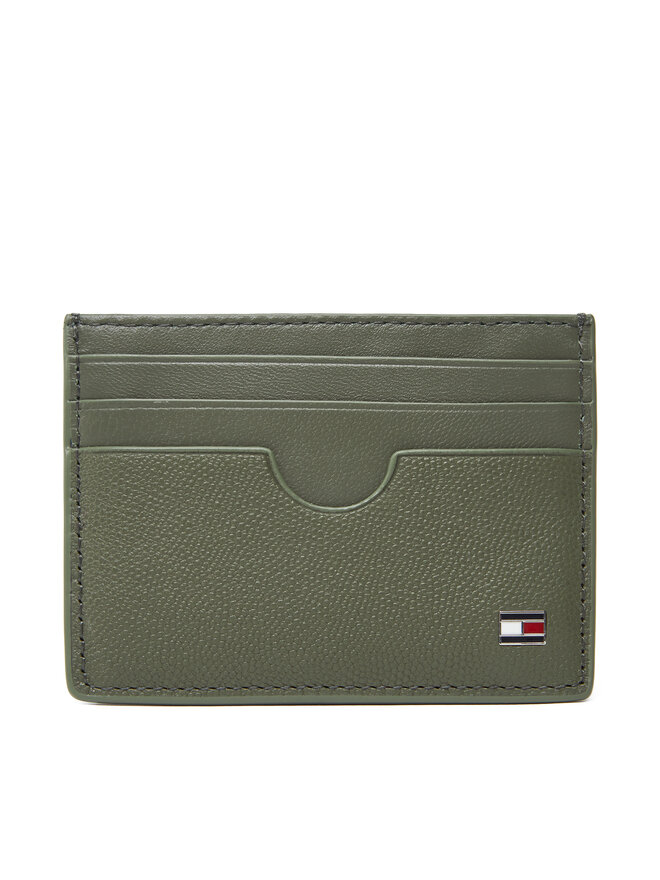 Tommy Hilfiger Puzdro na kreditné karty Tommy Hilfiger Th Flag Cc Holder AM0AM13517 Zelená