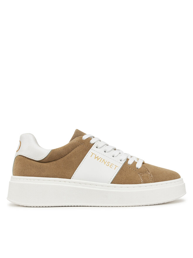 TWINSET Sneakersy TWINSET 251GCJ01C Brązowy