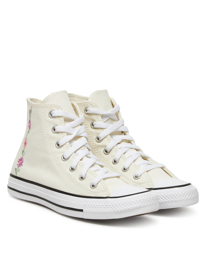 Converse Sneakers aus Stoff Converse Chuck Taylor All Star Florals A11774C Écru