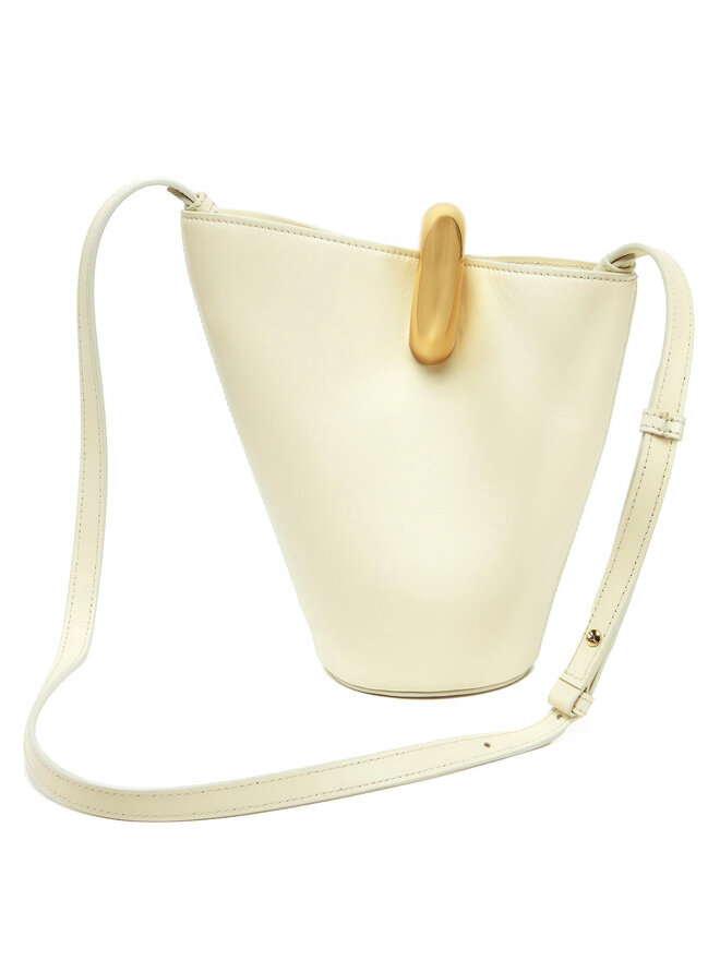 JACQUEMUS Táska JACQUEMUS Le Petit Bambol 24H243BA389-3173 Ekru