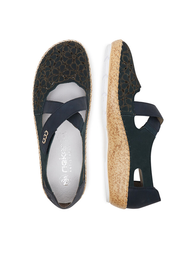 Rieker Pantofi Rieker 44856-14 Bleumarin