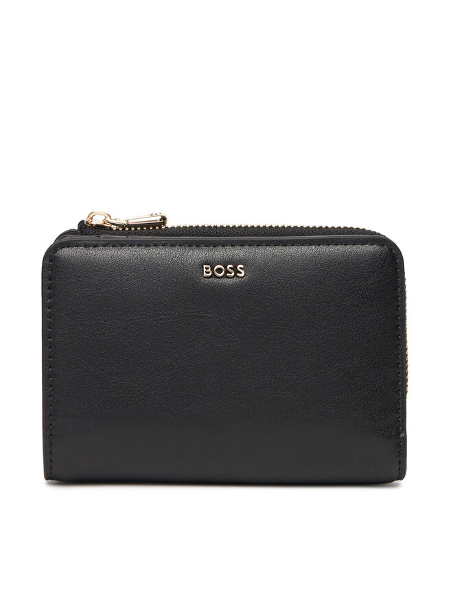 BOSS Голям дамски портфейл BOSS 50548235 Черен