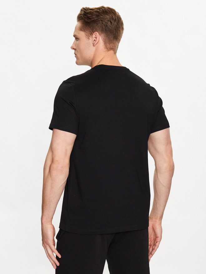 4F 4F Marškinėliai 4FSS23TTSHM539 Juoda Regular Fit