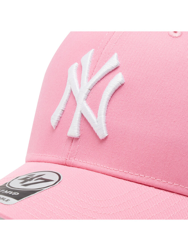47 Brand Kšiltovka 47 Brand MLB New York Yankees Raised Basic '47 B-RAC17CTP-RSA Růžová