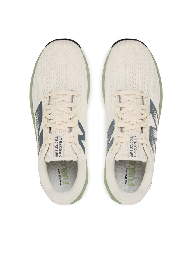 New Balance Маратонки за бягане New Balance FuelCell Propel V5 MFCPRCA5 Екрю