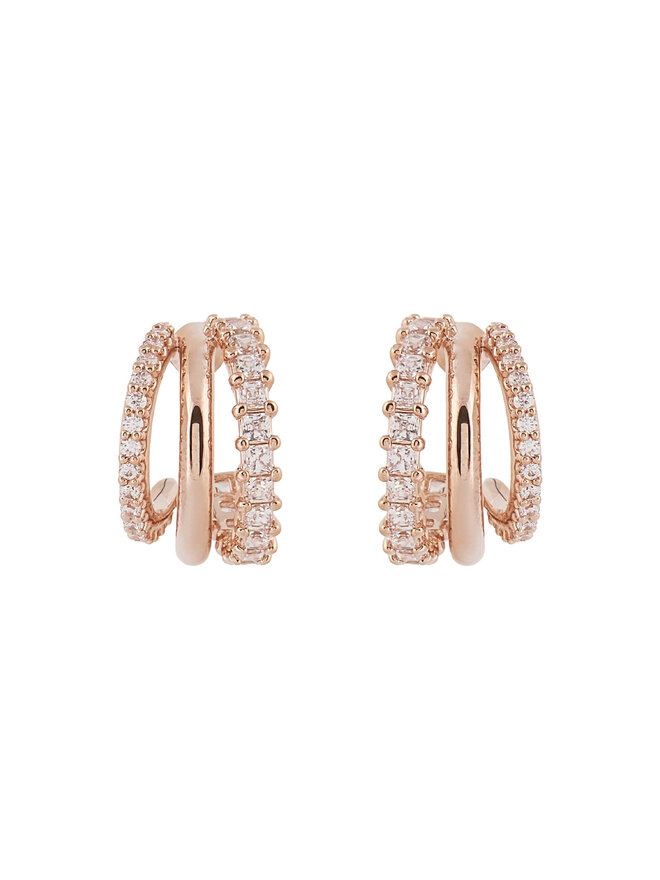 Сережки Swarovski Hyperbola 5698702 Рожеве золото | evzuttya.com.ua