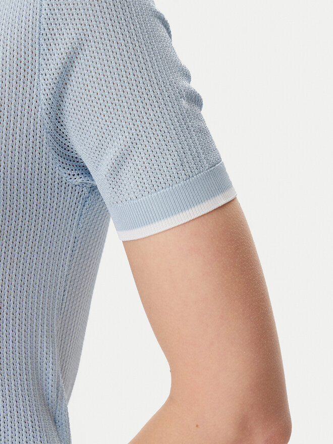 Guess Guess Polo marškinėliai V5GP00Z3D60 Mėlyna Slim Fit