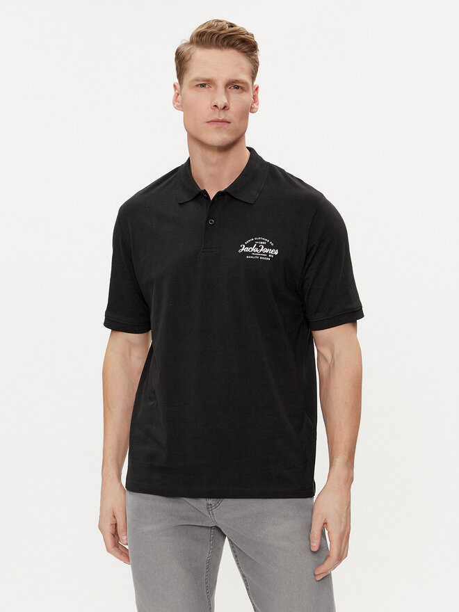 Jack&Jones Jack&Jones Polo Forest 12248621 Μαύρο Standard Fit