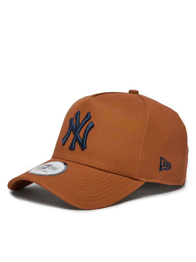 New Era Kšiltovka New Era New York Yankees League Essential 9FORTY E-Frame 60580697 Hnědá