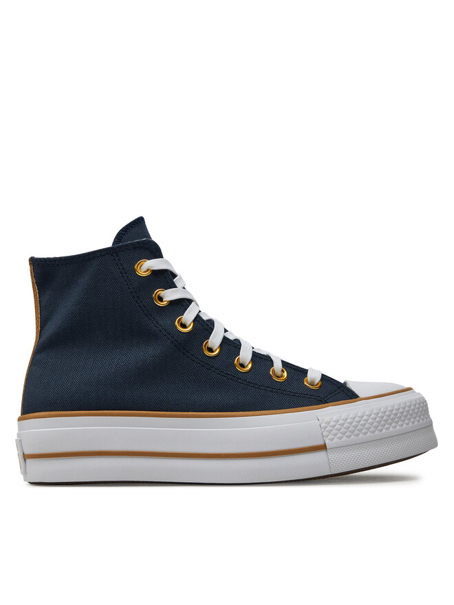 Converse Sneakers Converse Chuck Taylor All Star Lift Platform Herringbone Stripe A08860C Μπλε