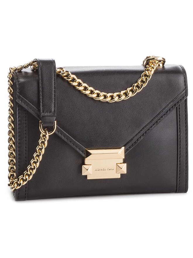 Michael kors whitney black and gold clearance