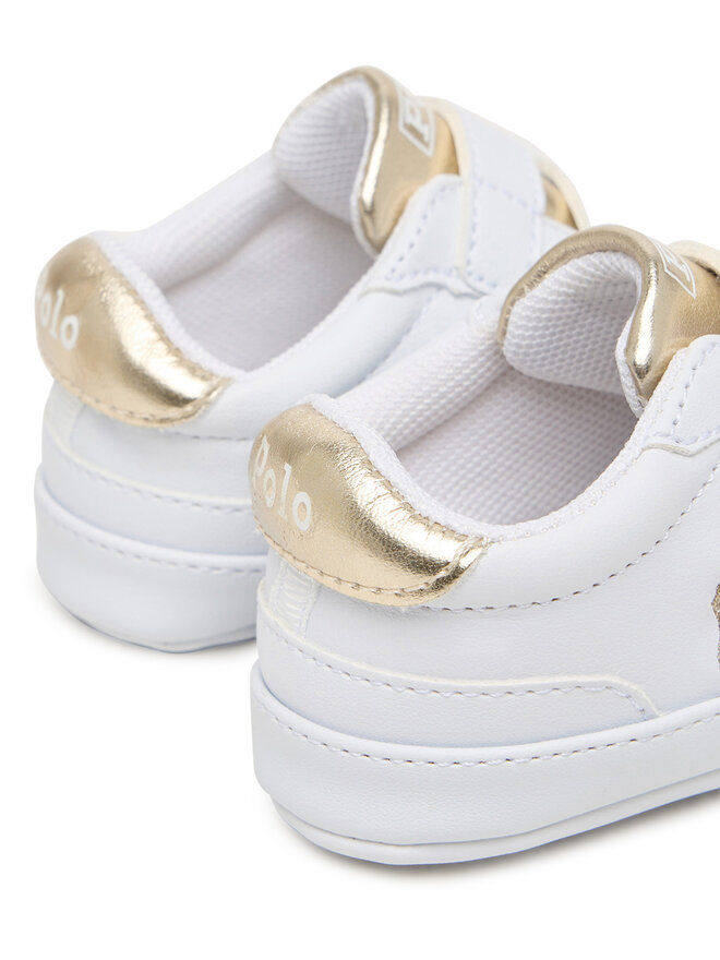 Polo Ralph Lauren Cipelice za bebe (ne za hodanje) Polo Ralph Lauren RL03389102 Heritage Court II EZ Bijela