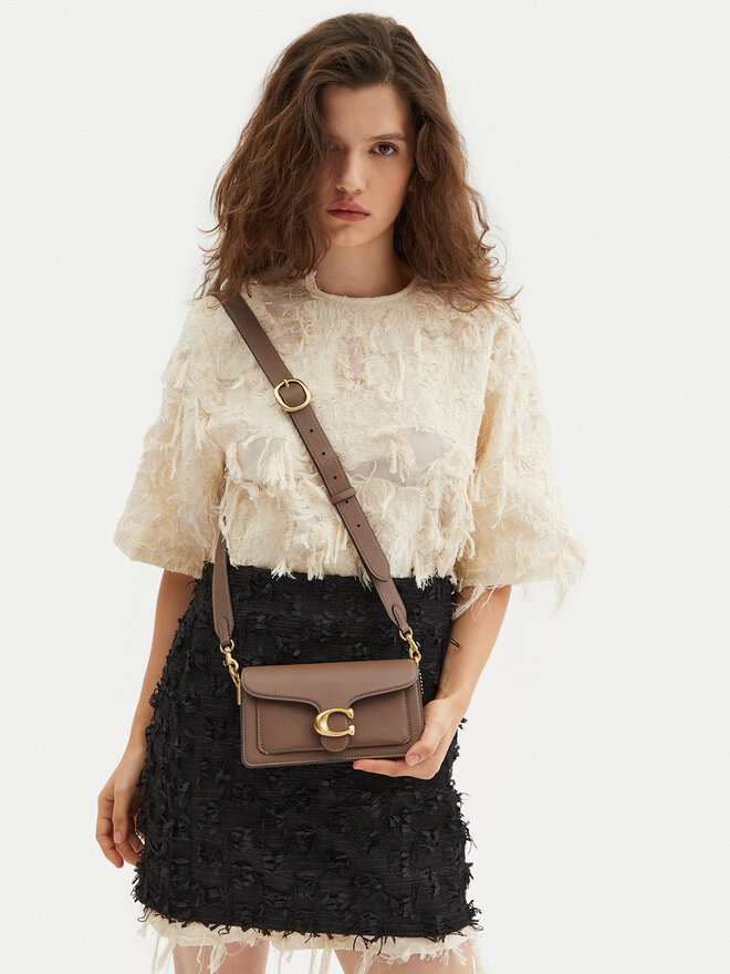 Coach Τσάντα Coach CY201 Καφέ