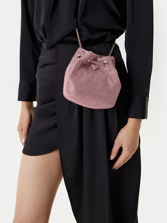 Guess Táska Guess Zalina Mini HWRP93 50750 Rózsaszín