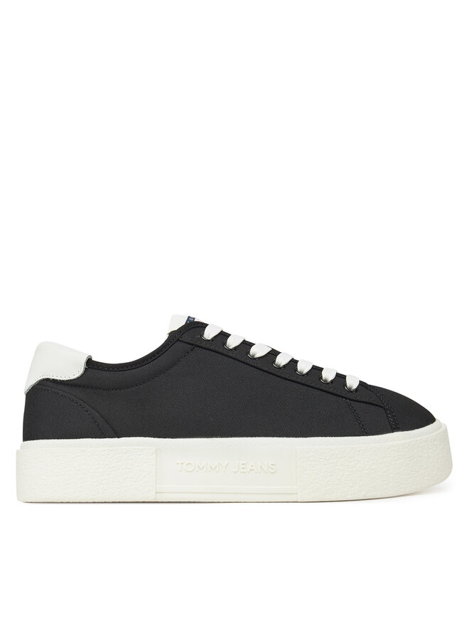 Tommy Jeans Sneakersy Tommy Jeans Tjw Flatform Canvas Sneaker EN0EN02792 Czarny