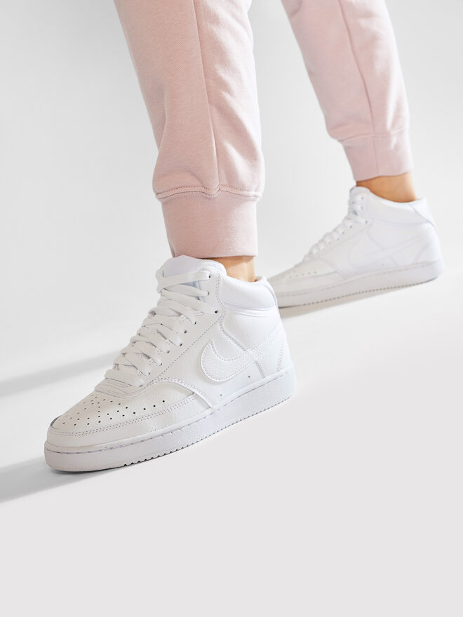 Nike Sneakersy Nike Court Vision Mid CD5436 100 Biały