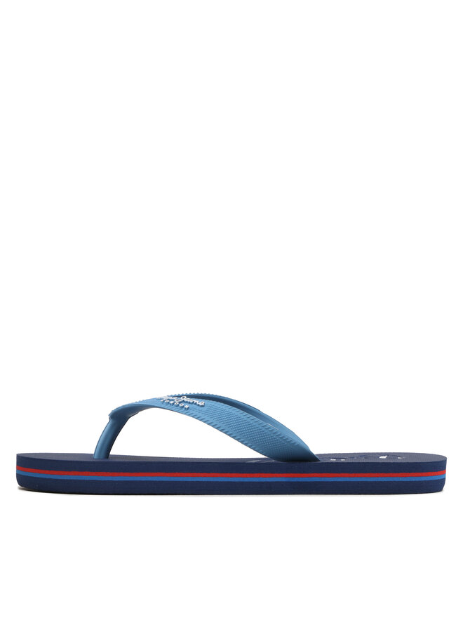 Pepe Jeans Джапанки Pepe Jeans Bay Beach Brand B PBS70049 Син