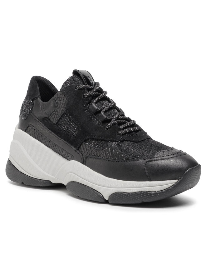 Sneakers Geox D Kirya A D04BPA 085EW C9999 Noir chaussures