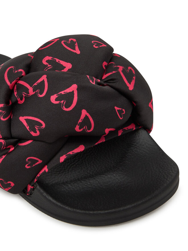LOVE MOSCHINO Papucs LOVE MOSCHINO JA28312G0MIW100C Fekete