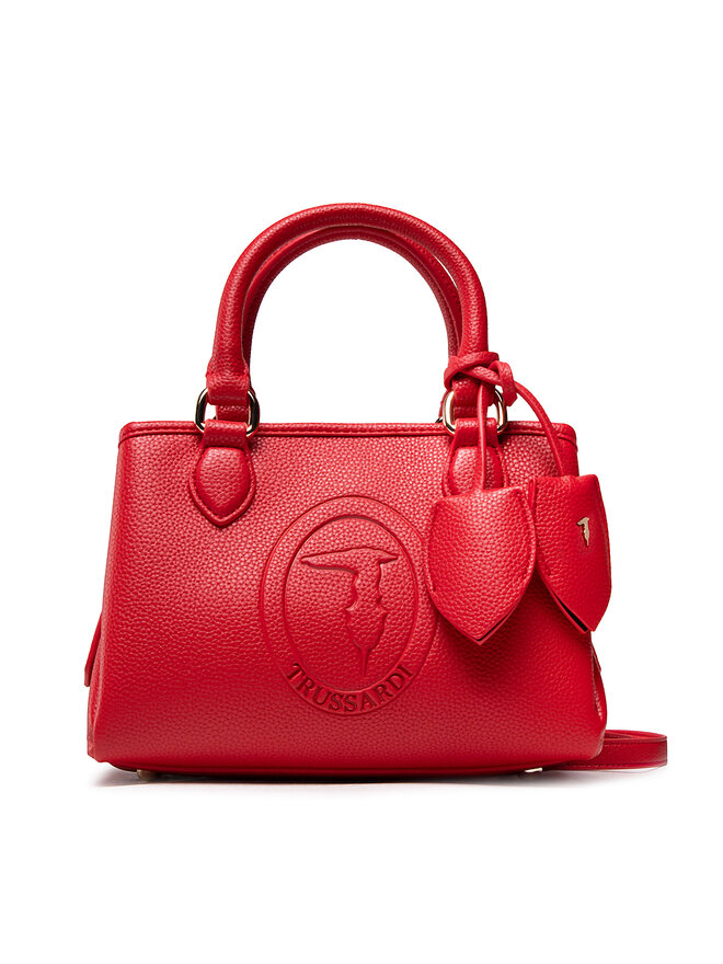 Trussardi Geantă Trussardi Pre Iris Tote Sm Stampa Cervo 75B01098 Roșu