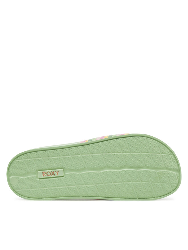 Roxy Klapki Roxy ARJL100679 Zielony