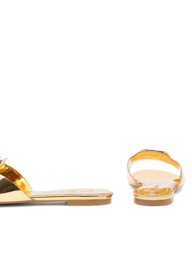 Eva Minge Pantoletten Eva Minge REGINE-SL2273-1 Goldfarben