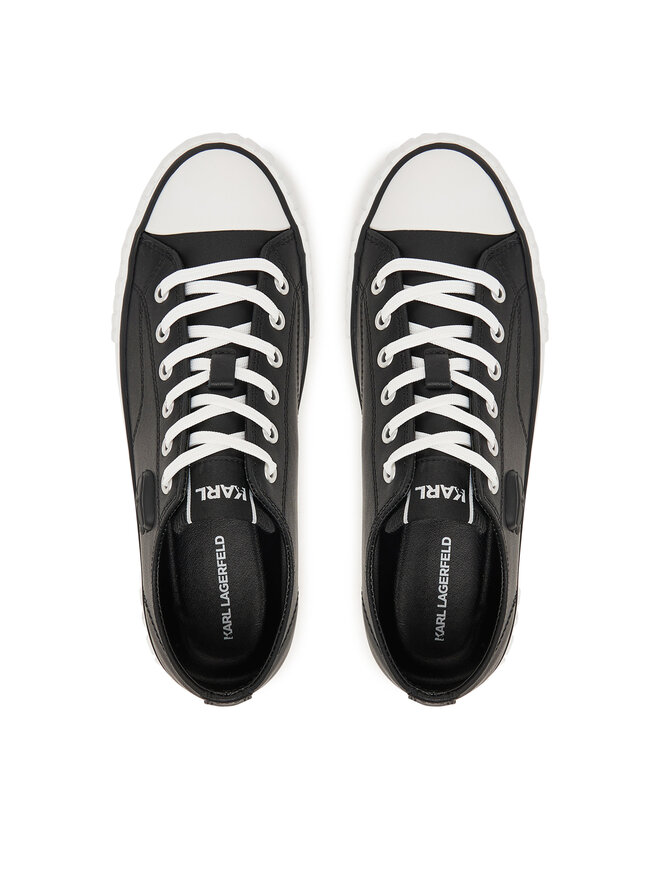KARL LAGERFELD Sneakers aus Stoff KARL LAGERFELD Kampus Max KL60426 Schwarz