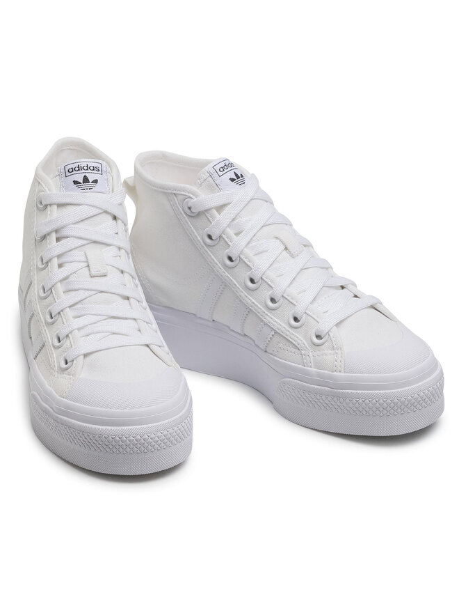 adidas Sneakers adidas Nizza Platform Mid W FY2782 Weiß