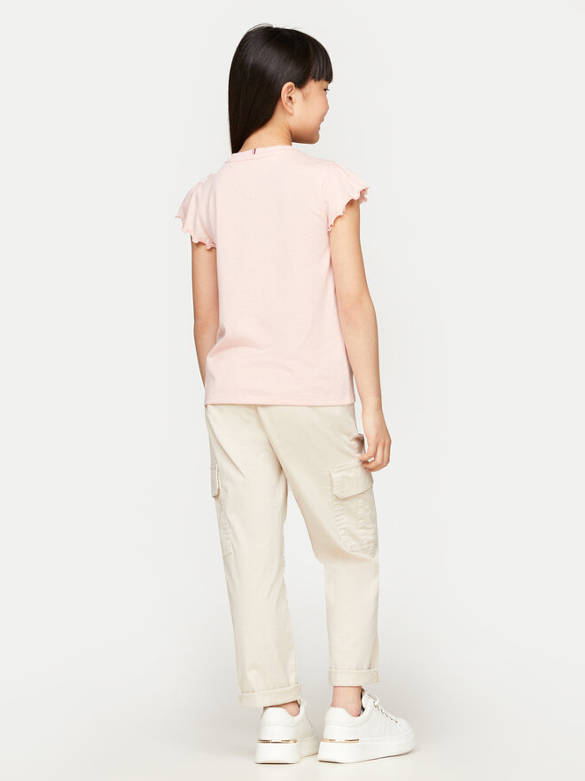 Tommy Hilfiger Tommy Hilfiger Marškinėliai Essential KG0KG07052 Rožinė Regular Fit