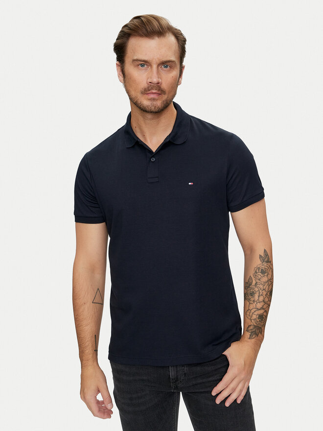 Tommy Hilfiger Tommy Hilfiger Poloshirt Essential MW0MW35585 Dunkelblau Regular Fit