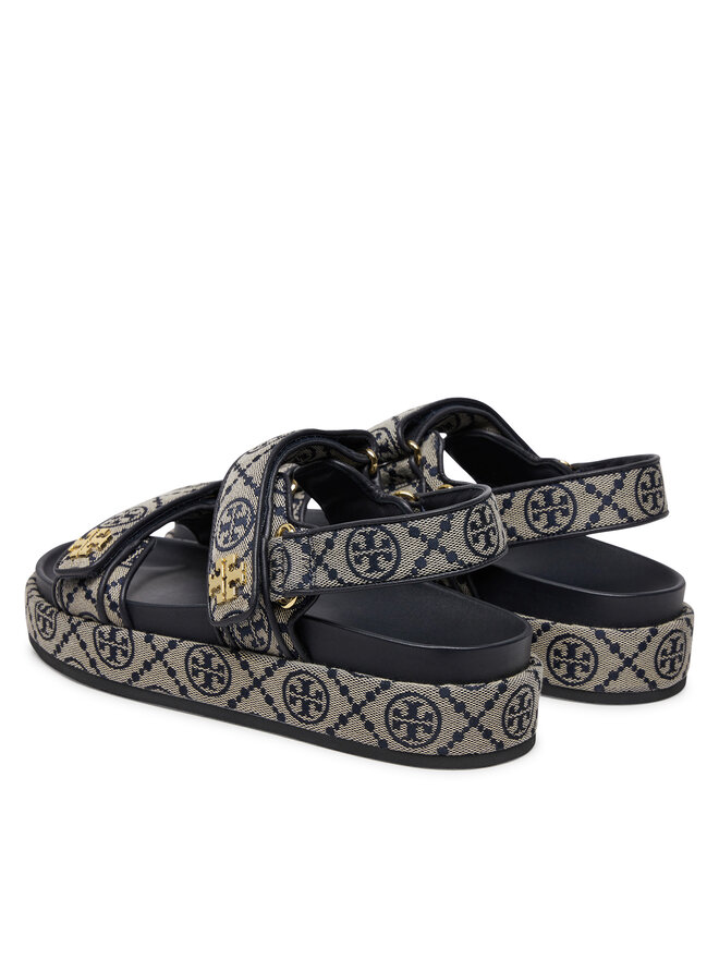 Tory Burch Sandały Tory Burch T Monogram Kira Sport 155154 Szary