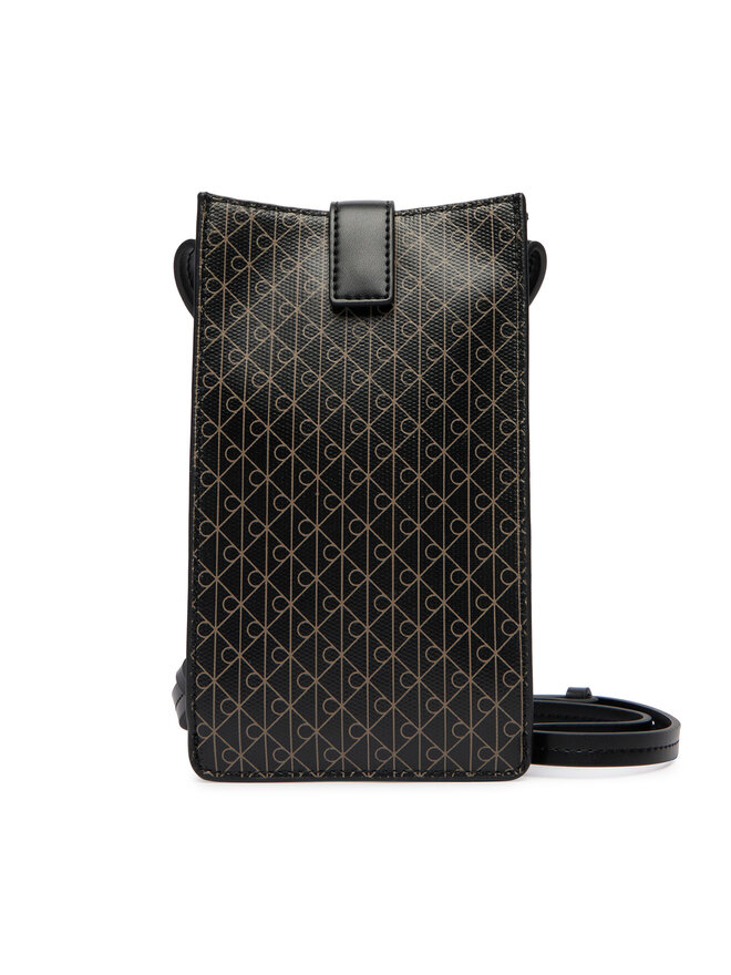 Calvin Klein Handytasche Calvin Klein Emblem Aop Phone Crossbody LV04F1115G Schwarz