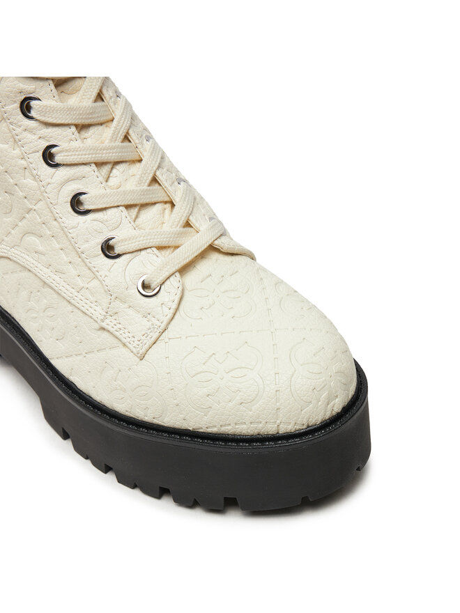 Guess Polokozačky Guess Vaires FLTSOM FAL10 Bílá