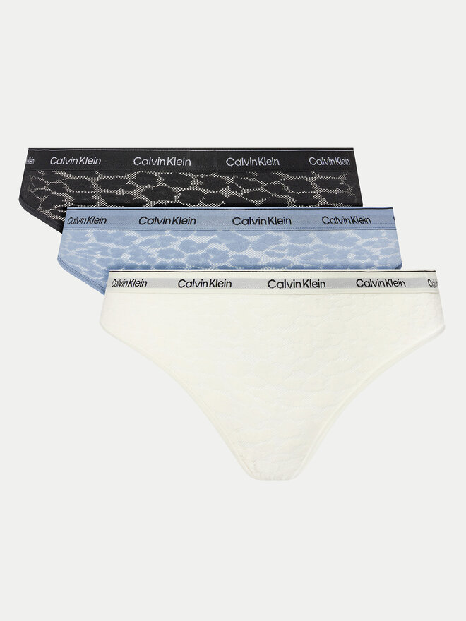 Calvin Klein Underwear Calvin Klein Underwear Набір з 3 пар бразилійських трусів 000QD5225E Кольоровий