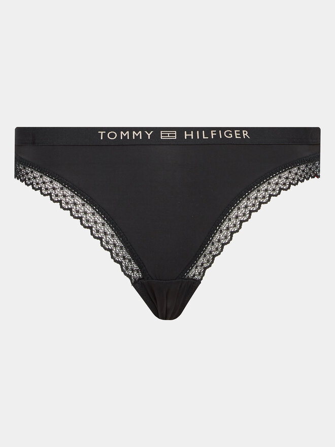 Tommy Hilfiger Tommy Hilfiger Klasične spodnje hlačke UW0UW04183 Črna