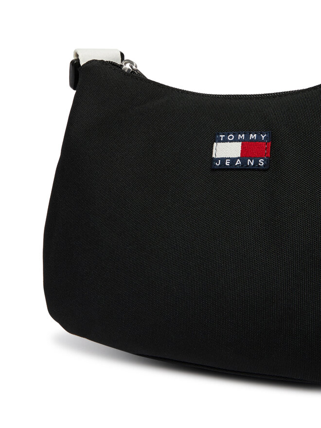 Tommy Jeans Handtasche Tommy Jeans Tjw Ess Daily Shoulder Bag AW0AW18463 Schwarz