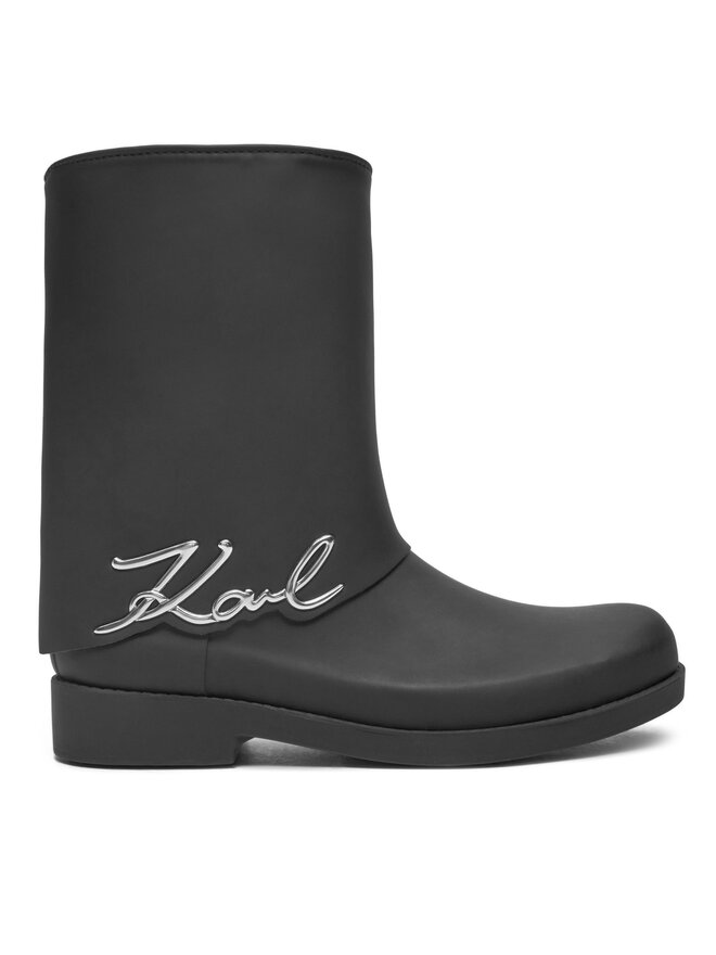 KARL LAGERFELD Гумени ботуши KARL LAGERFELD Kalosh KL47064 Черен