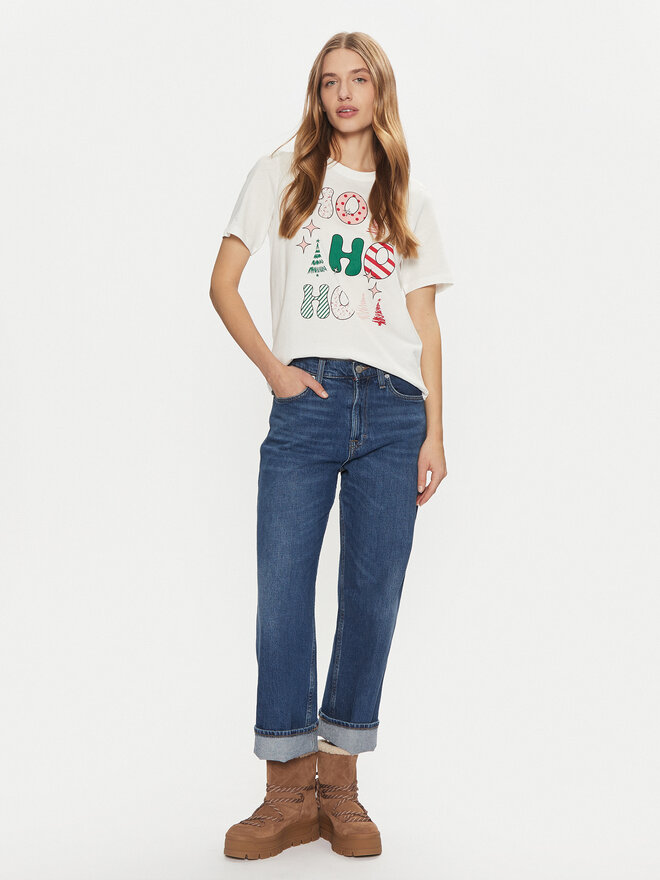 ONLY ONLY Camiseta Rosie 15332339 Blanco Regular Fit