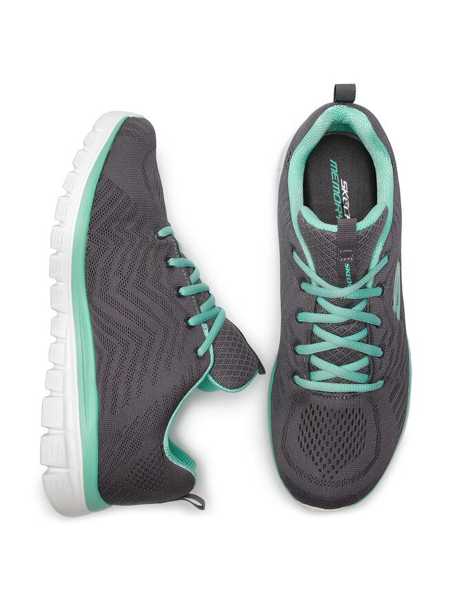 Skechers Sneakersy Skechers Get Connected 12615/CCGR Šedá