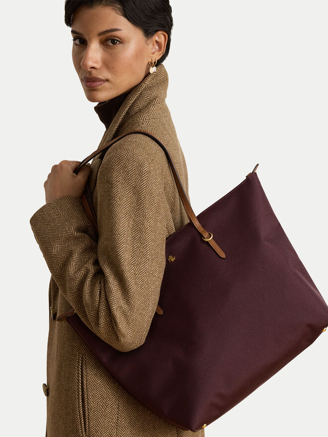 LAUREN RALPH LAUREN Handtasche LAUREN RALPH LAUREN 431950007018 Dunkelrot