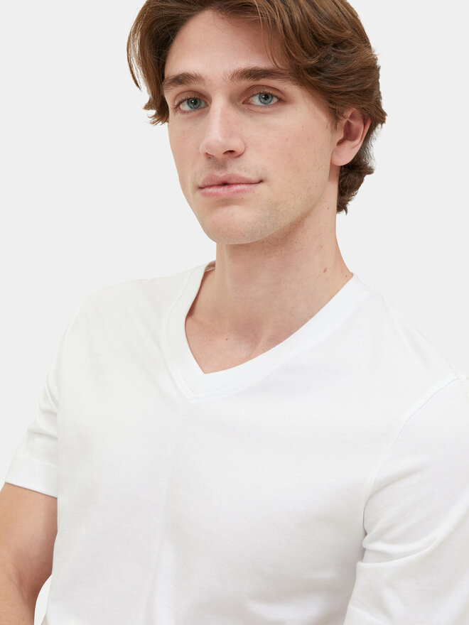 Tom Tailor Tom Tailor 2er-Set T-Shirts 1037738 Weiß Regular Fit