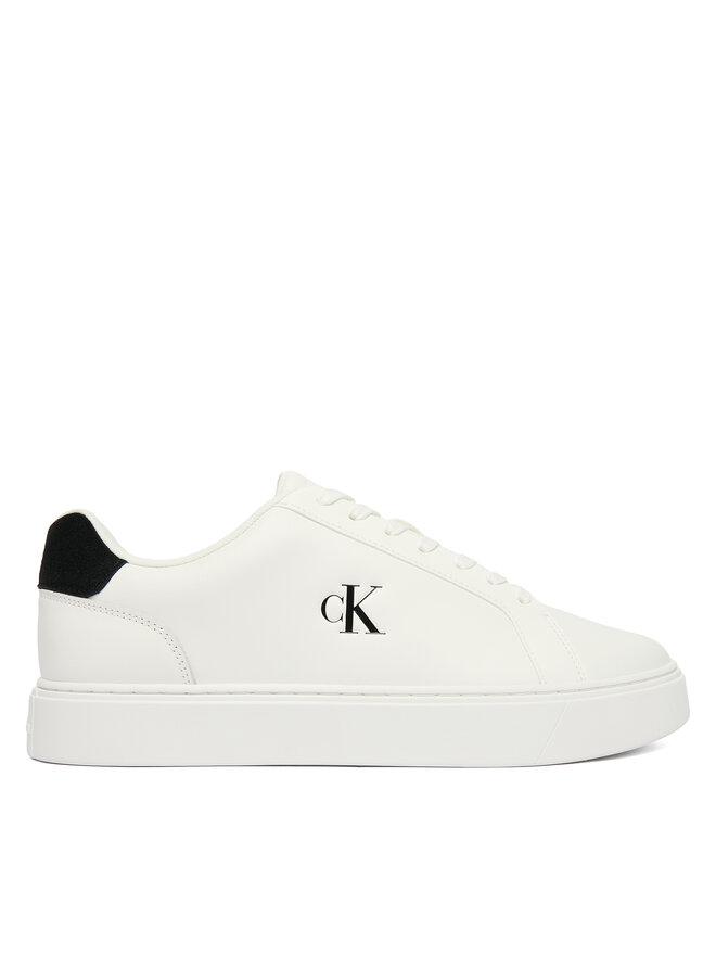 Calvin Klein Zapatillas Calvin Klein Classic Cupsole Laceup Lth YM0YM01435 Blanco